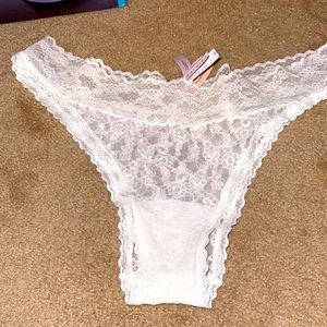 Victoria’s Secret White Lace panty